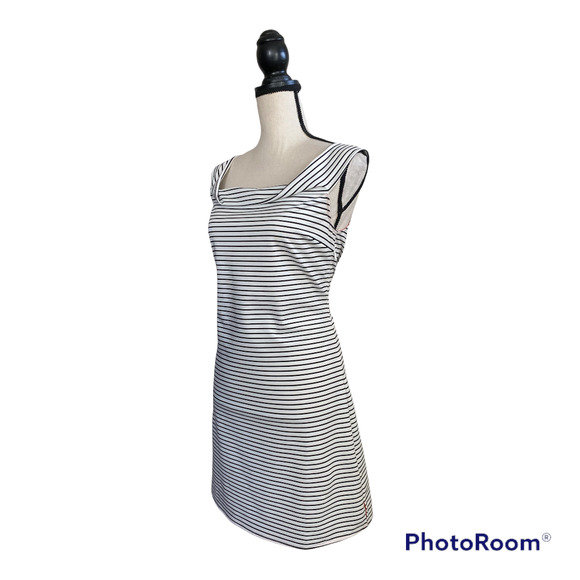 Cooper & Ella Skye Off-The-Shoulder Striped Dress - Picture 7 of 11